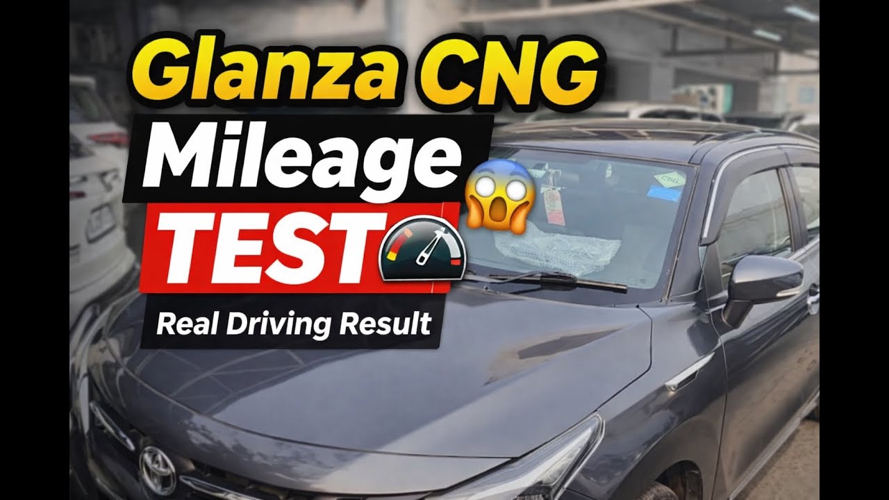 CNG test done ✅ Glanza performance review!