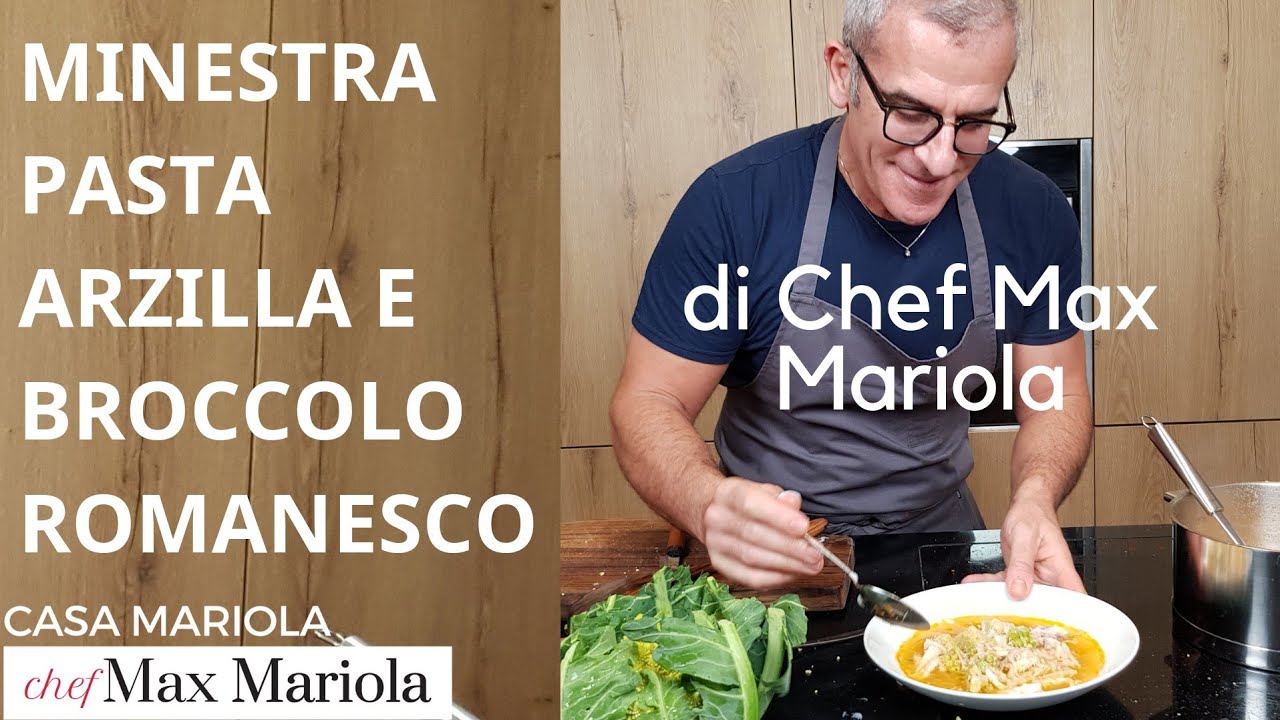 MINESTRA PASTA ARZILLA E BROCCOLI - TUTORIAL - la video ricetta di Chef Max Mariola