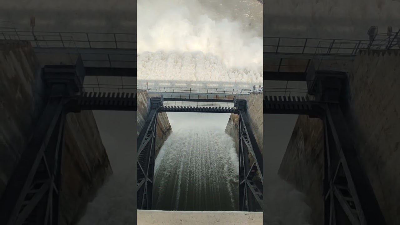 Nagarjuna Sagar Dam Aerial View