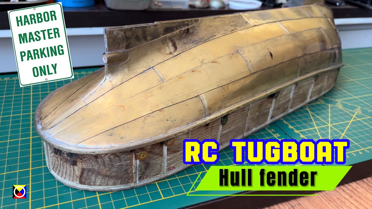 Rc tugboat (……….) full metal scratch build Ep.10.