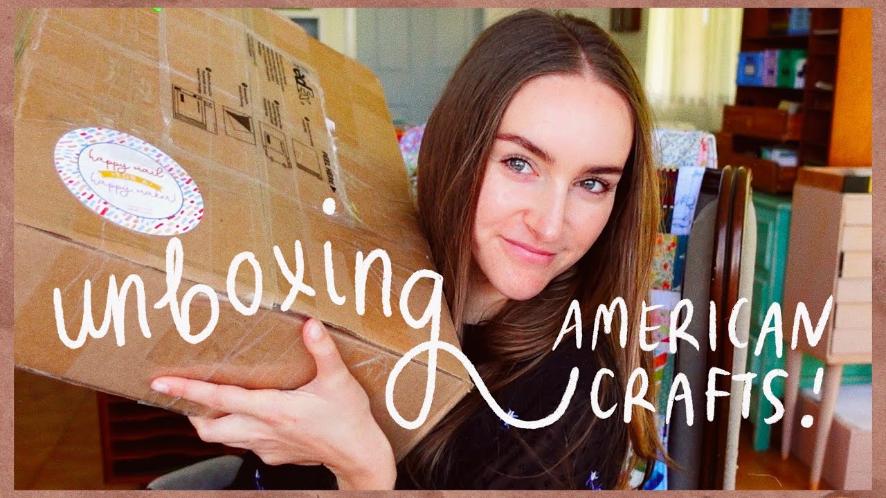 Unboxing a package from AMERICAN CRAFTS! ✿
