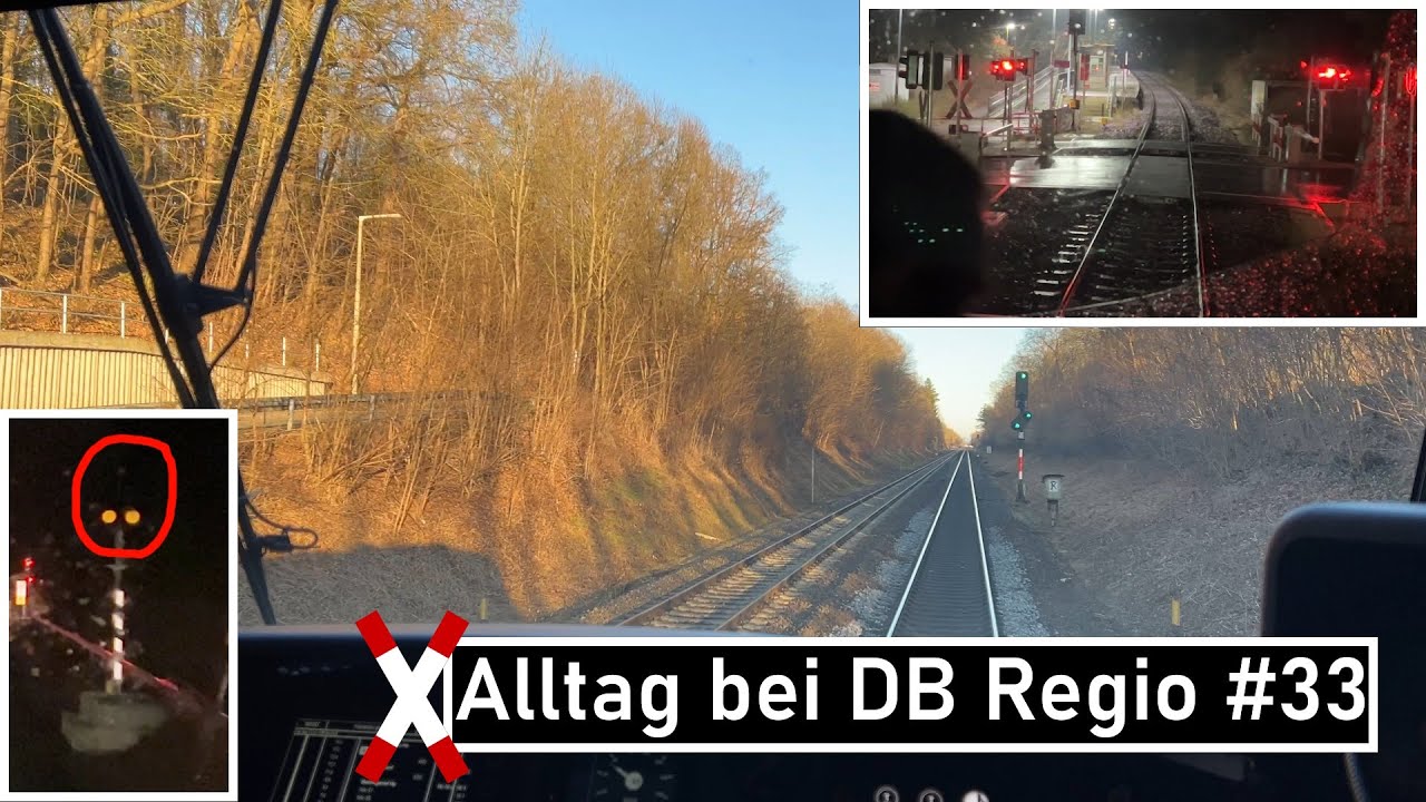 Sonstiger Alltag bei DB Regio #33 | Abzweig Eichelberg und Rangierfahrten