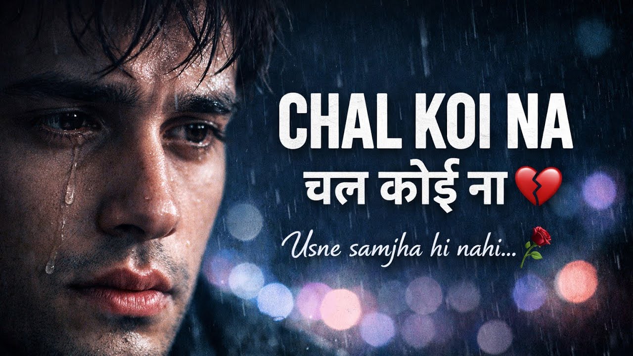 Chal Koi Na (चल कोई ना) 💔 | Sad Lofi Song | Broken Heart Story | Emotional Hindi Song