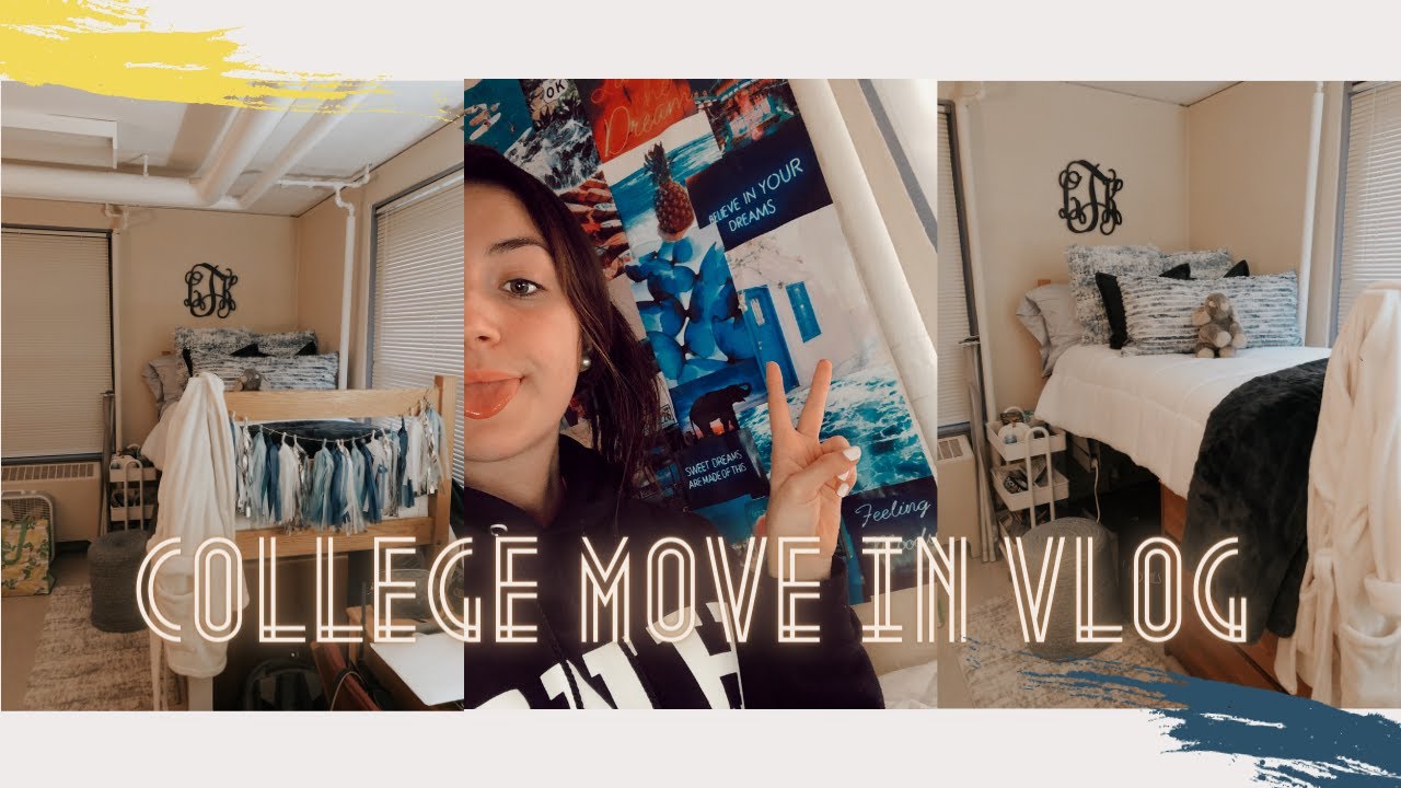 College Dorm Move-in Vlog//University of New Hampshire