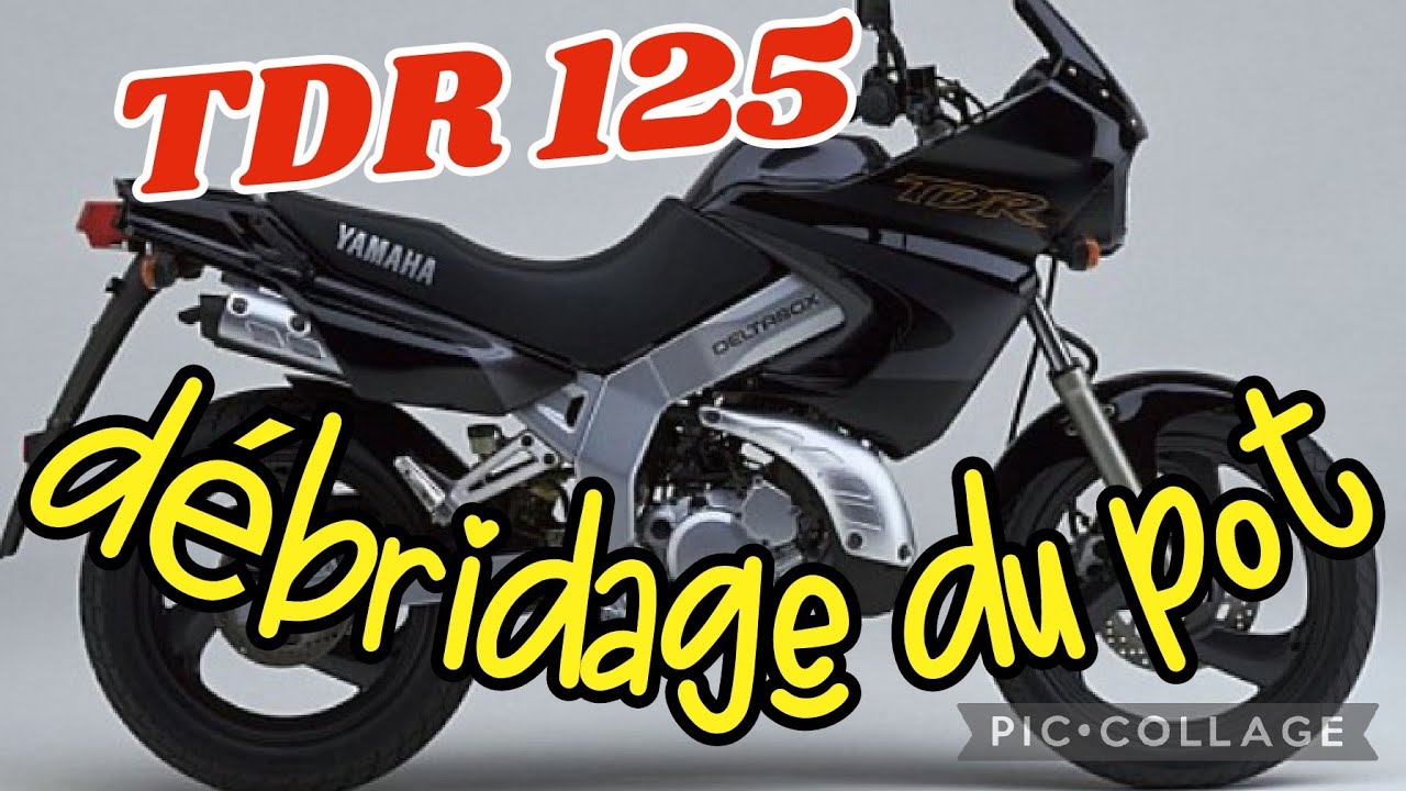 vraie astuce: débrider un pot TDR 125 ( pour rouler dans son jardin uniquement)