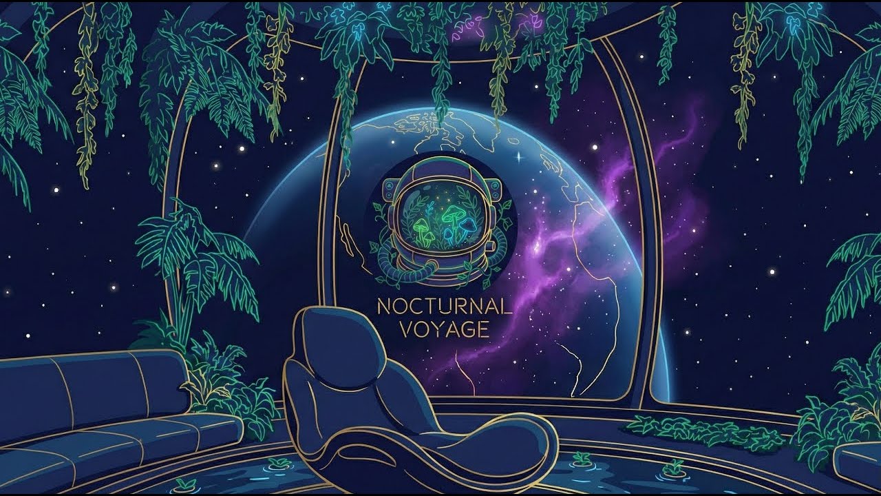 NOCTURNAL VOYAGE: Melodic Deep Tech House in the Cosmic Garden 🌑🌿 [126 BPM Focus]