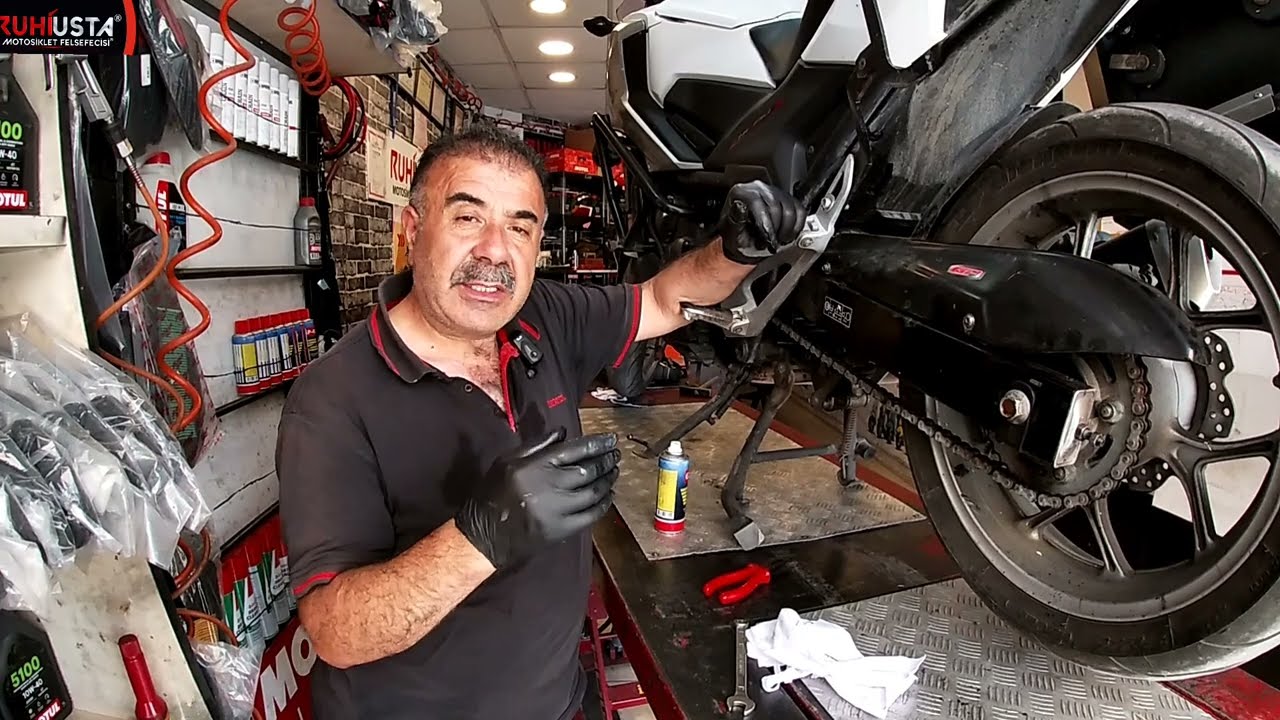 NC750X/ZİNCİR GERGİNLİK AYARI USTA EĞİTİCİ FARKIYLA