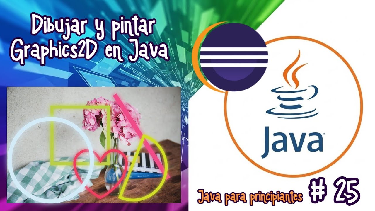 Рисование и раскрашивание 2D-графики на Java | Java Eclipse #уроки #java