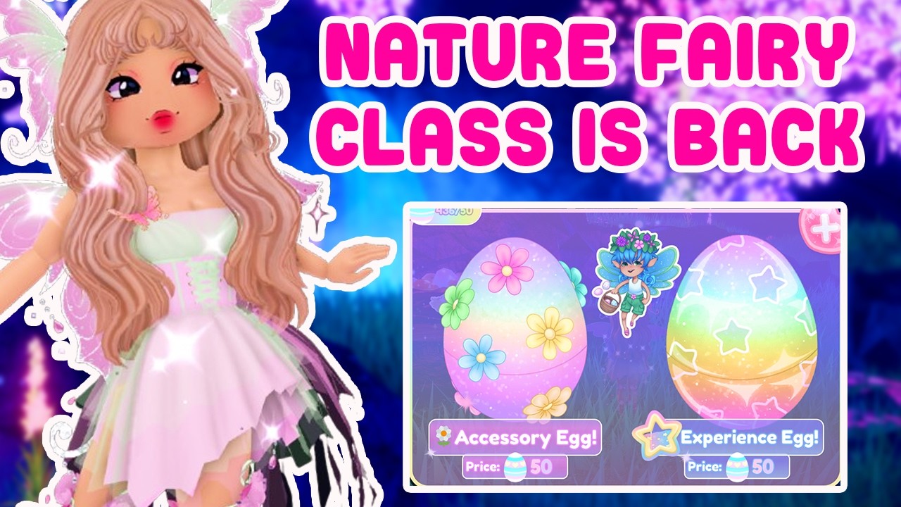 НОВОЕ ОБНОВЛЕНИЕ: Класс &laquo;Природная фея&raquo; возвращается в обновлении &laquo;Сезон цветения&raquo; в Royale High.