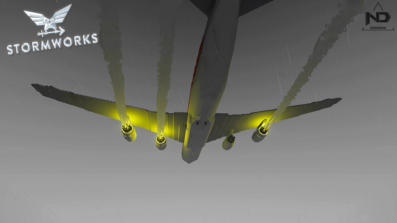 Stormworks #28 - Khi Máy Bay Boeing 747-400 Gặp Sự Cố Ở Độ Cao 10000m