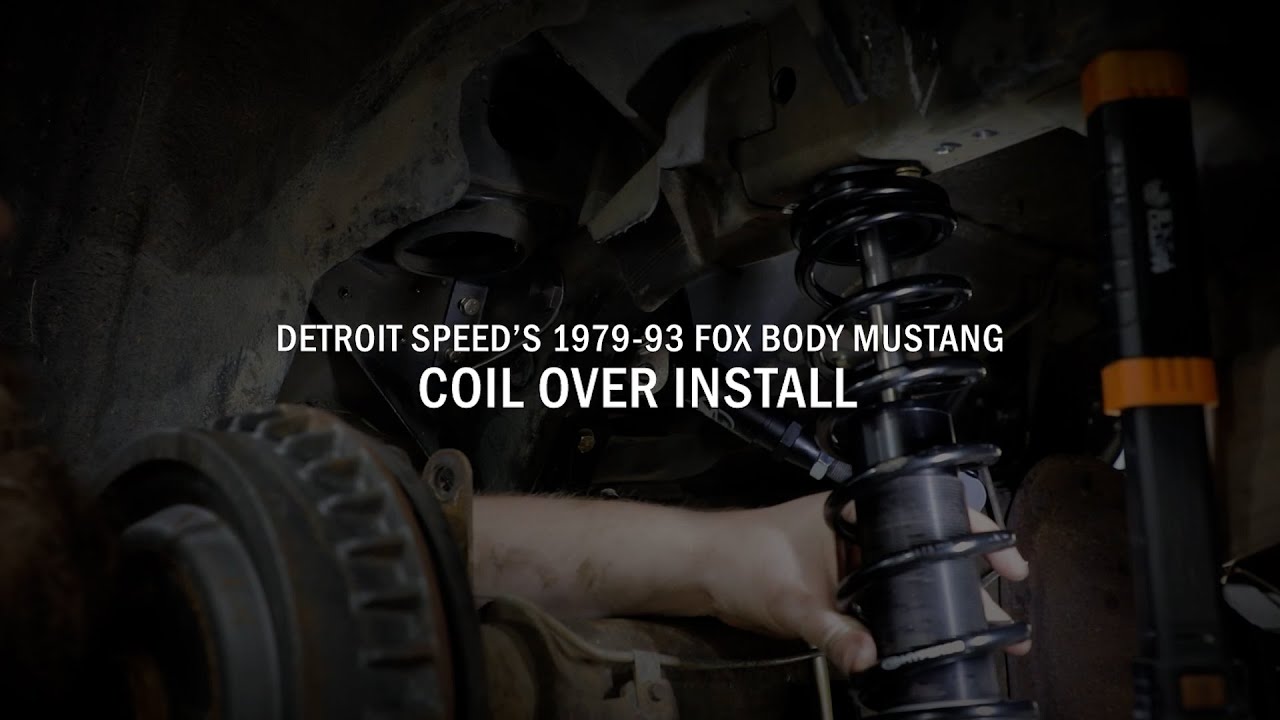 Detroit Speed 1979-93 Mustang Install - Rear Coilover Conversion Kit