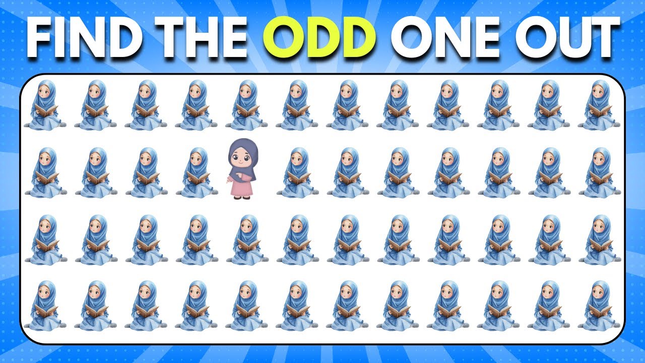 FIND THE ODD EMOJI CHALLENGE - The Ultimate Visual Puzzle!