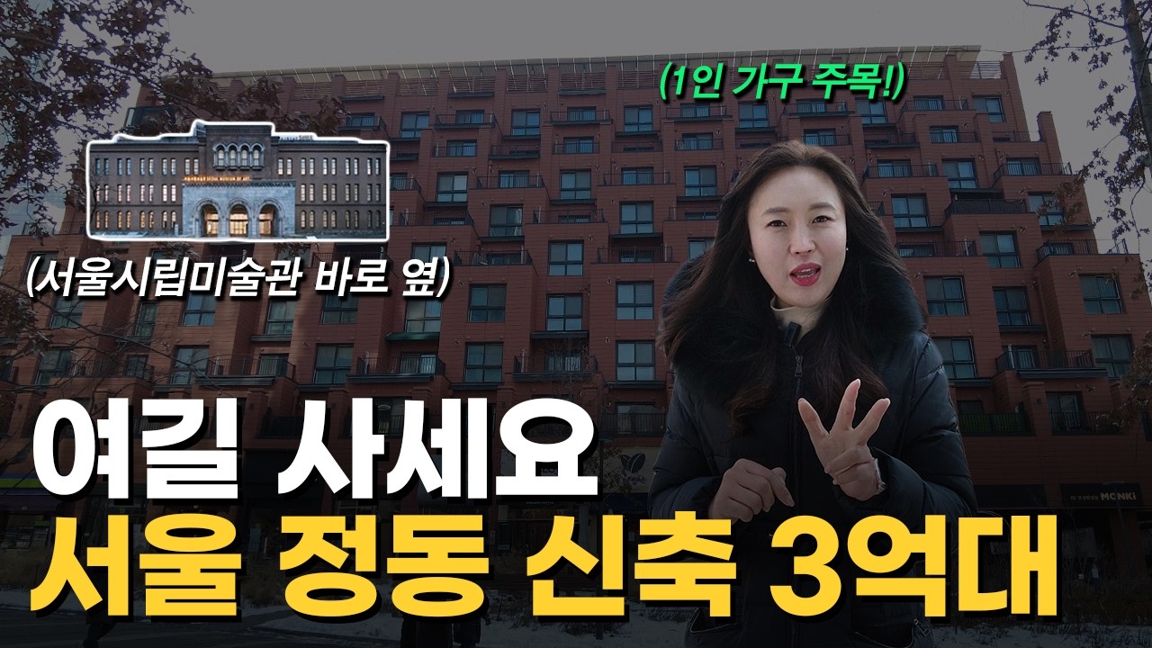 '서울 도심 한복판' 3억대까지 떨어진 서울시청 바로 앞 명품 신축 (머니플레이스)