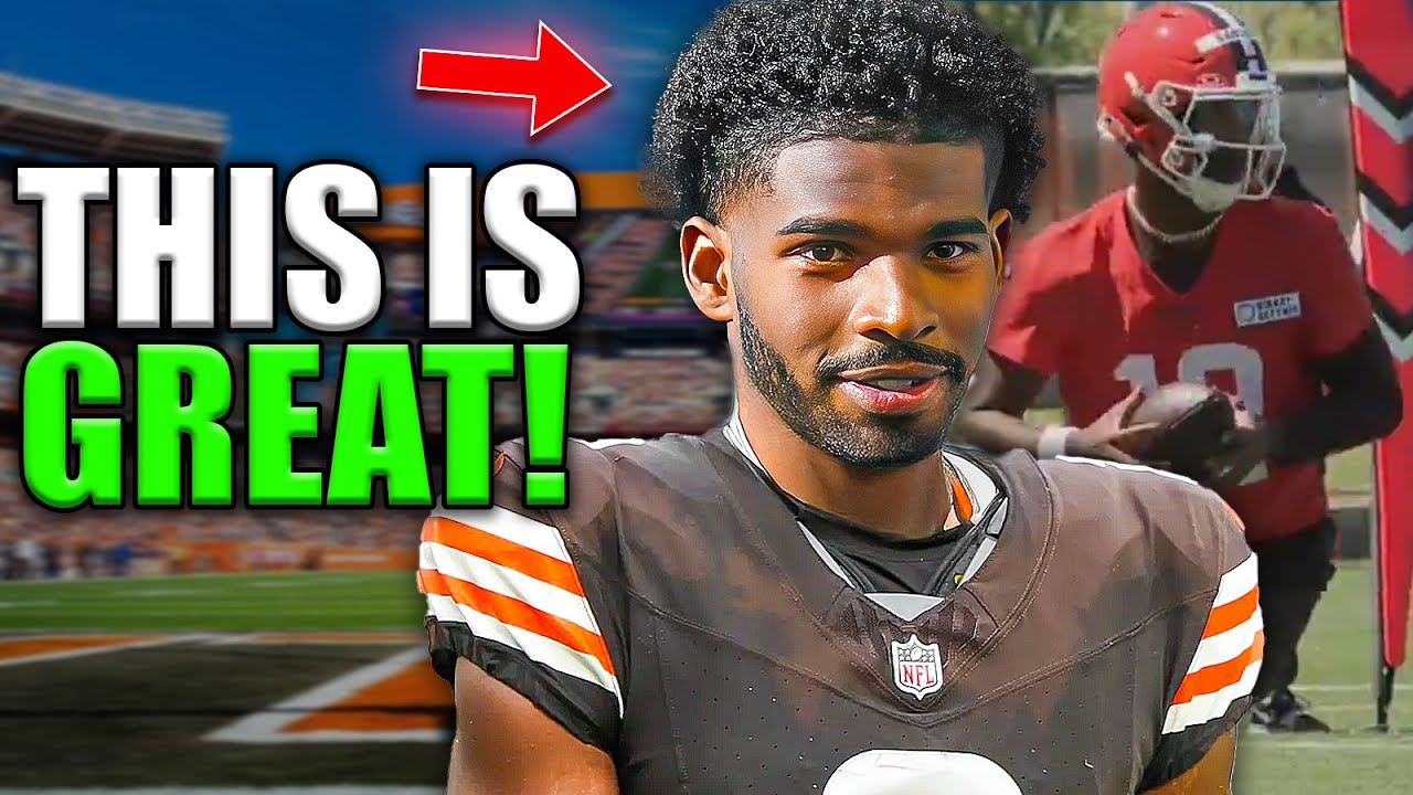 SHEDEUR SANDERS SHOWS OUT AT BROWNS ROOKIE MINI CAMP