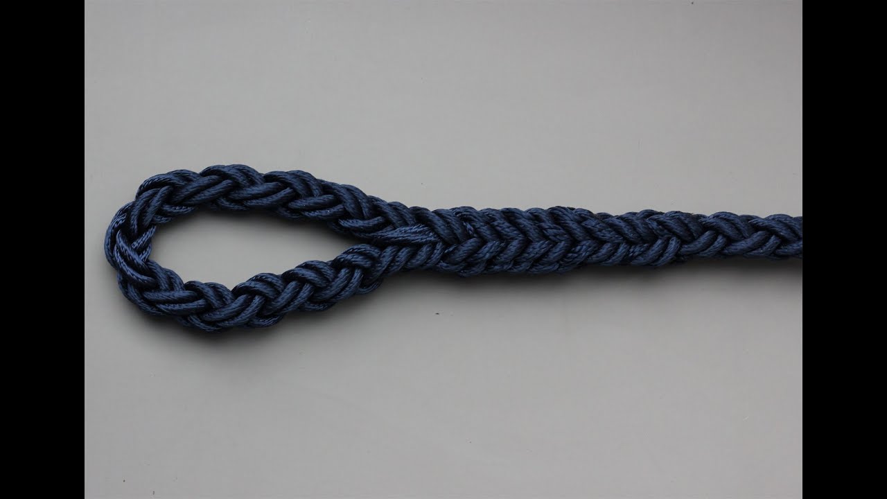 Eye splice in an 8 strand rope