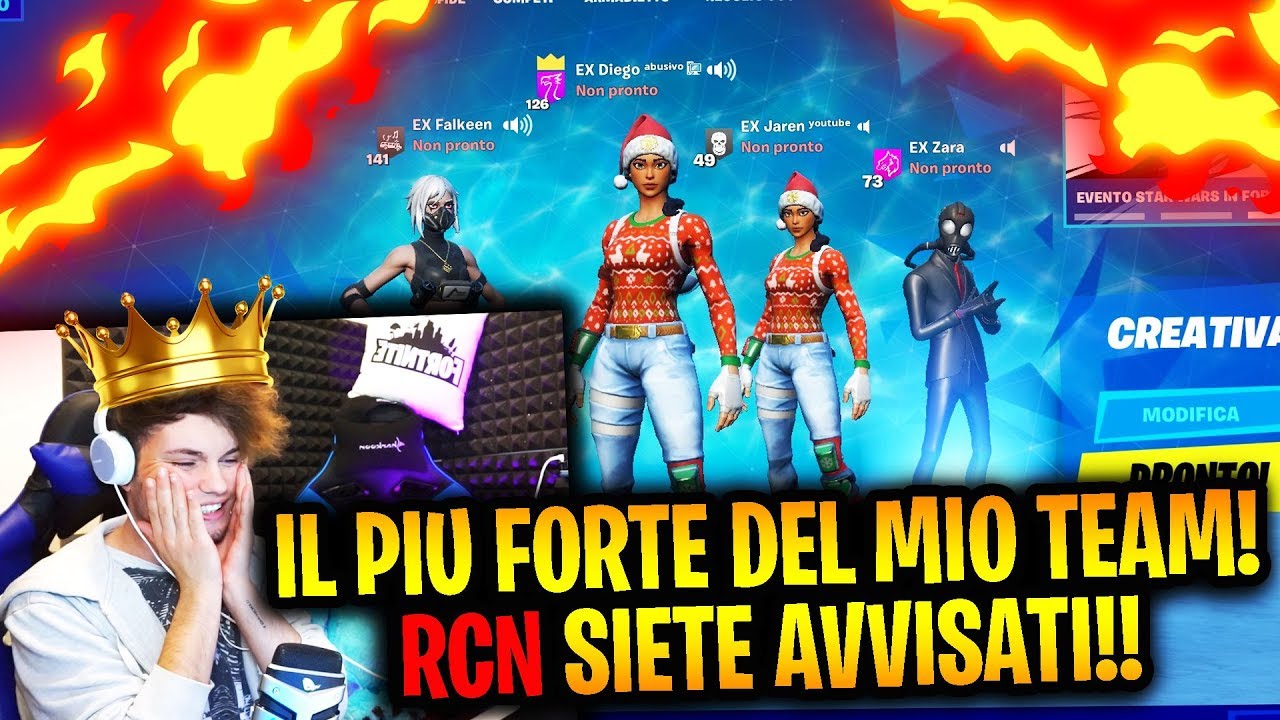 FALKEEN e ZARA si SFIDANO 1VS1 per Il TITOLO di più FORTE del TEAM! RCN SIETE AVVISATI *incredibile*