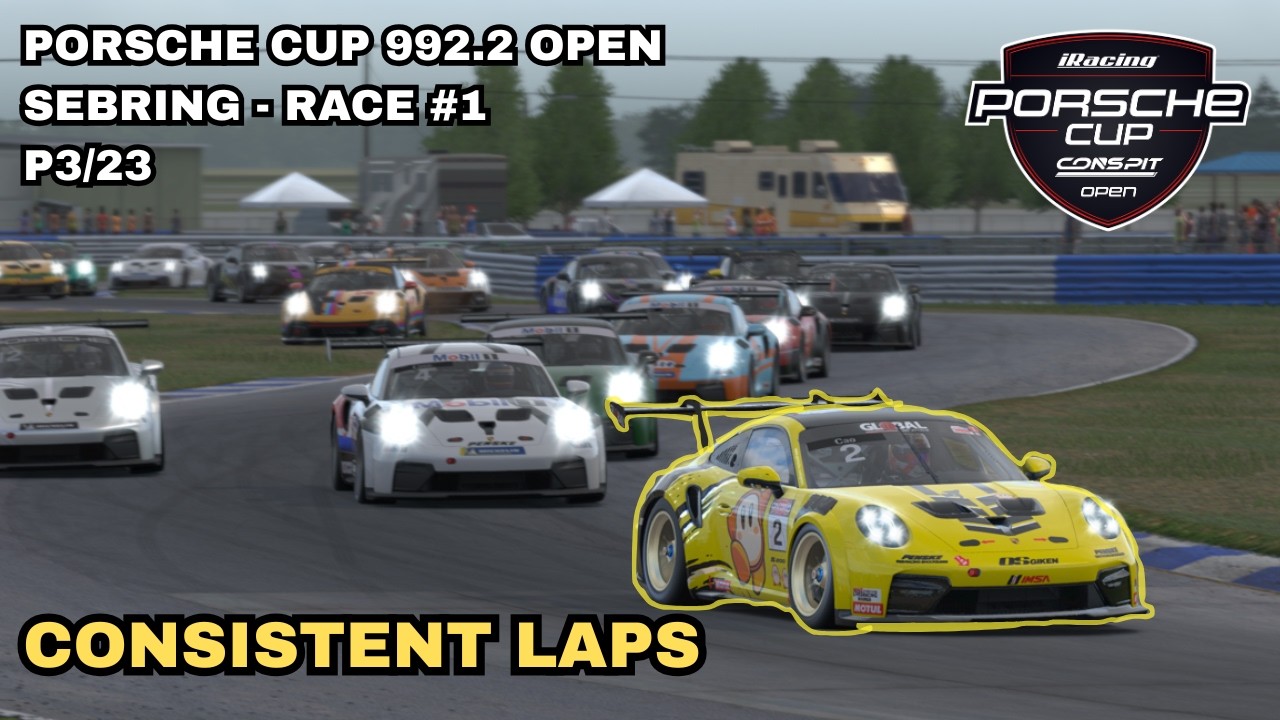 iRacing Porsche Cup 992.2 Open - Sebring (Race #1)