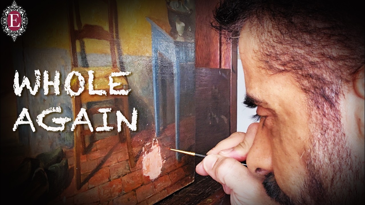 Restoring a 19th Century Oil Painting | Final Retouch & Varnish – Episode 3