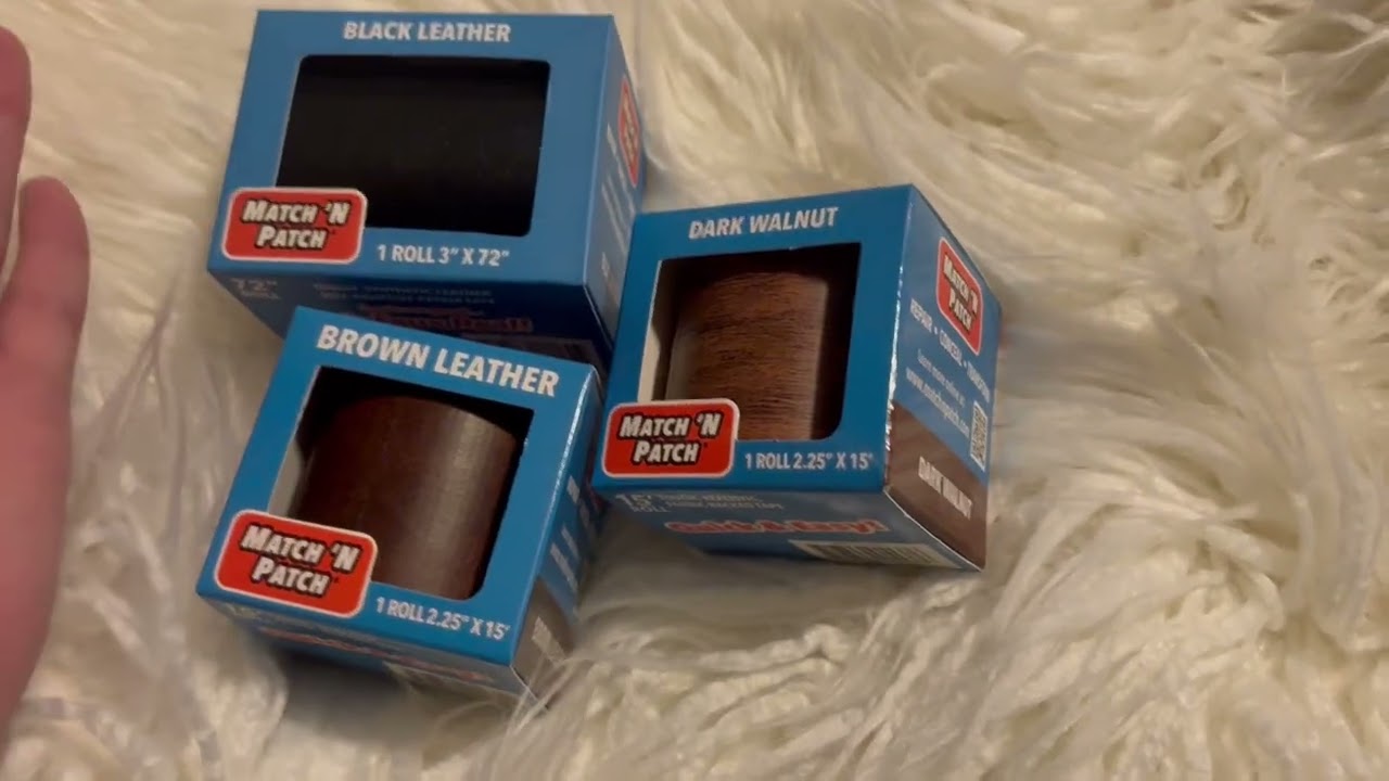 Quick overview of this Realistic Leather Repair Tape...