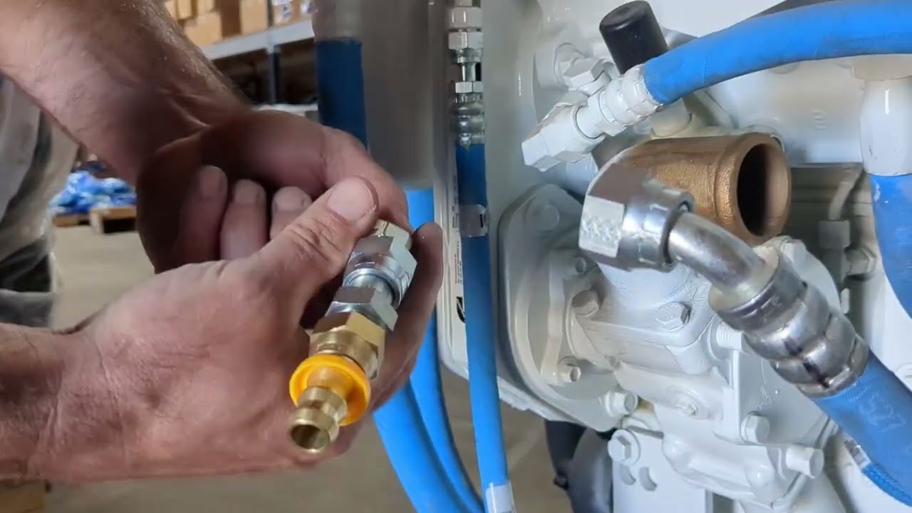 6BTA 5.9 Fuel Cooler Removal Kit - Supply Fitting Installation