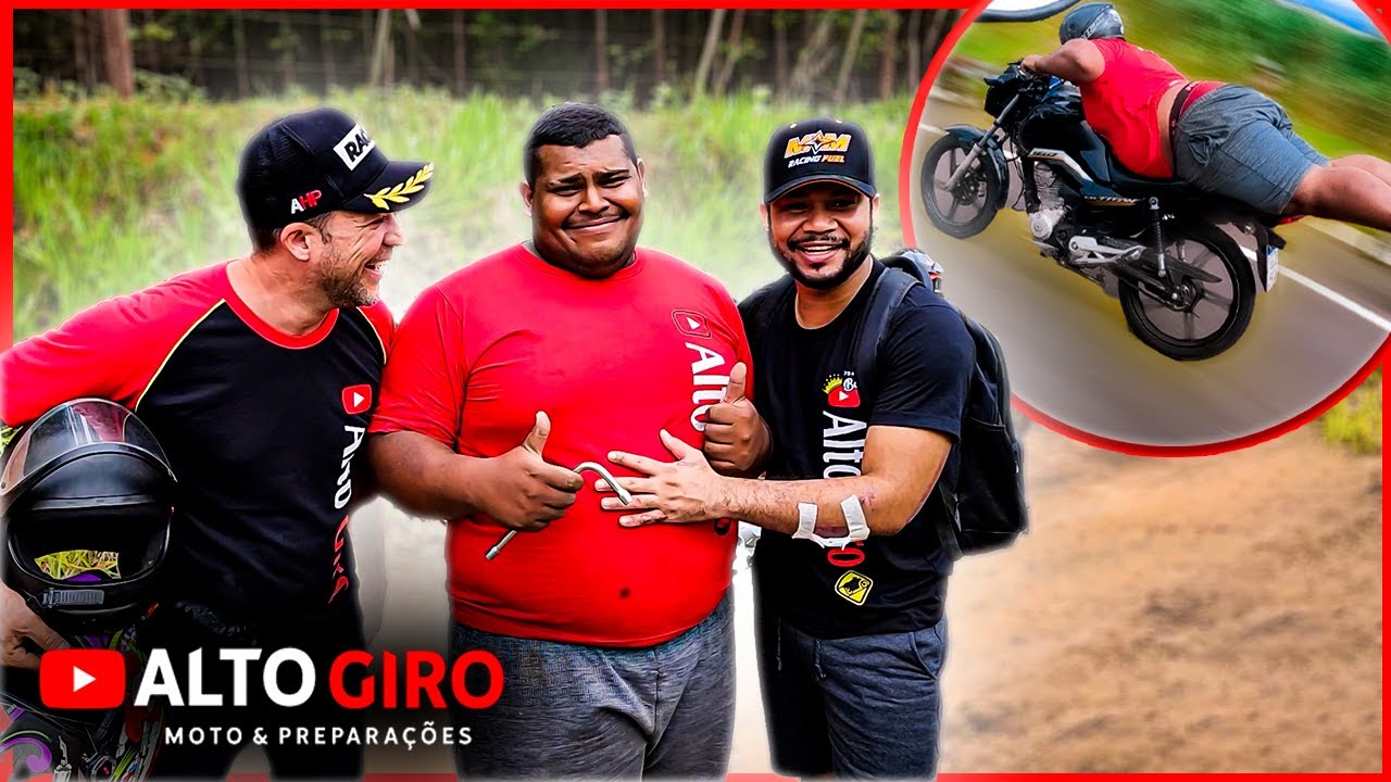 TOP SPEED NA 160 205cc! NEGO BOLA NO SUPER MEM COM 170 KILOS