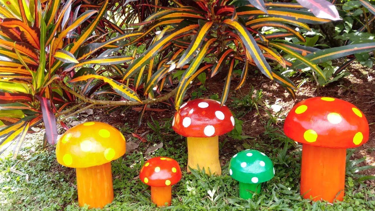 Como fazer cogumelo para jardim utilizando uma peneira. Inédito!