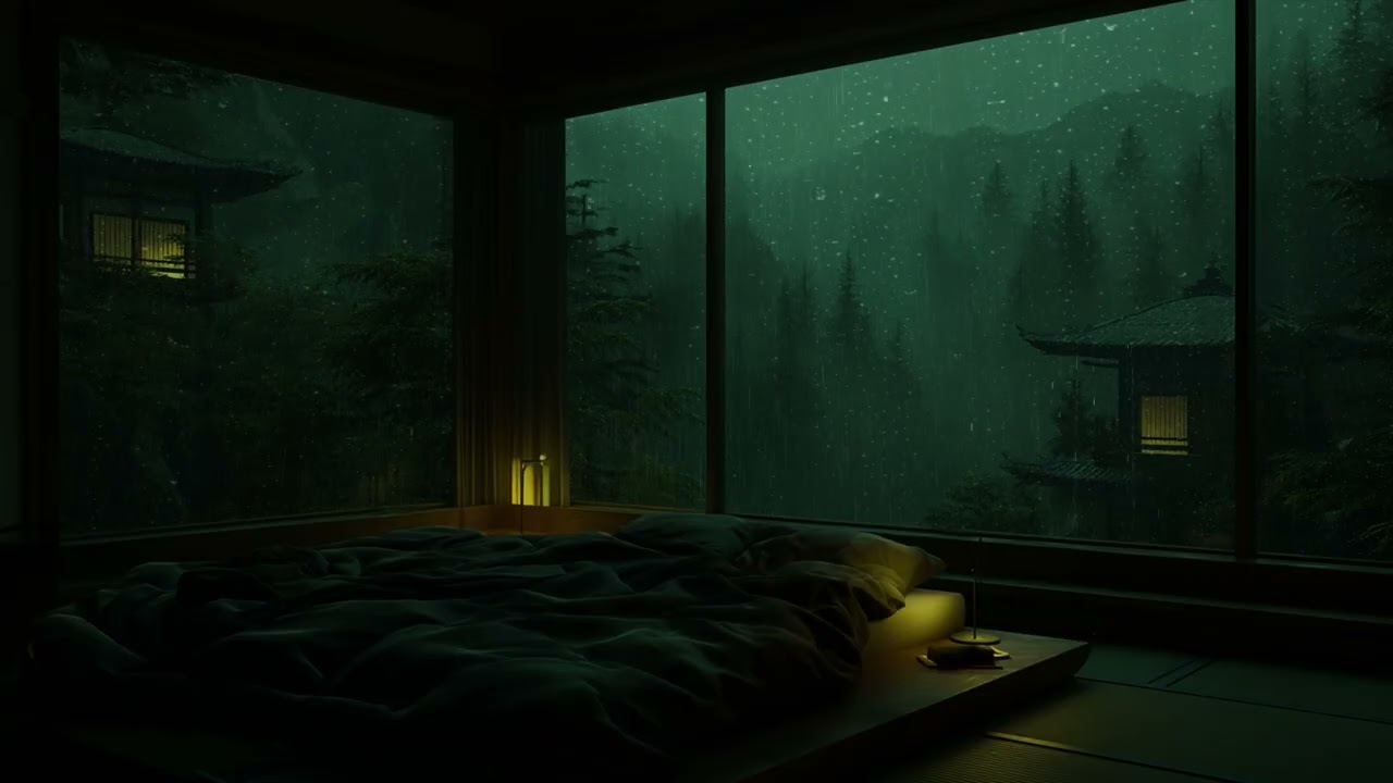 2 Hours Rain Sounds for Sleeping 🌧 Calm Rain Ambience for Night Rest (No Ads)