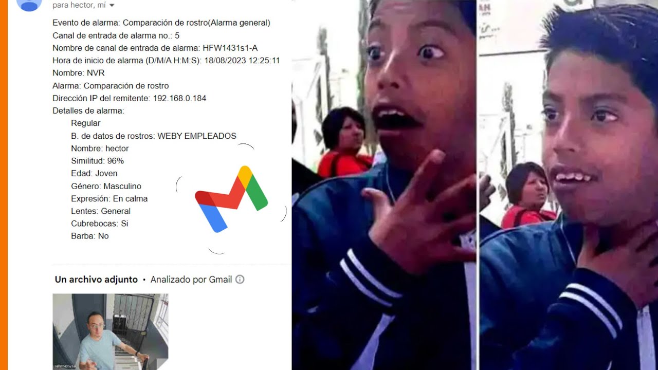 Enviar Email con Foto desde Dahua a tu correo electrónico