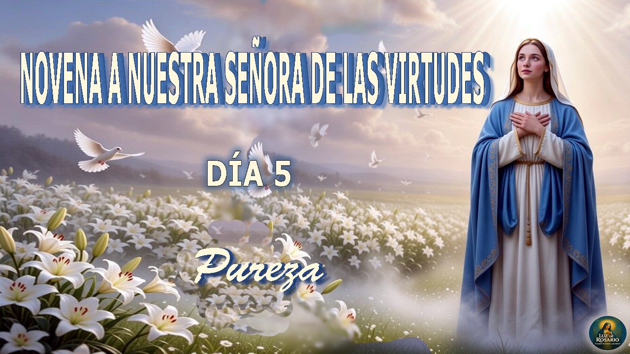 📿 Novena a Nuestra Señora de las Virtudes | DÍA 5 | Pureza del Corazón ❤️