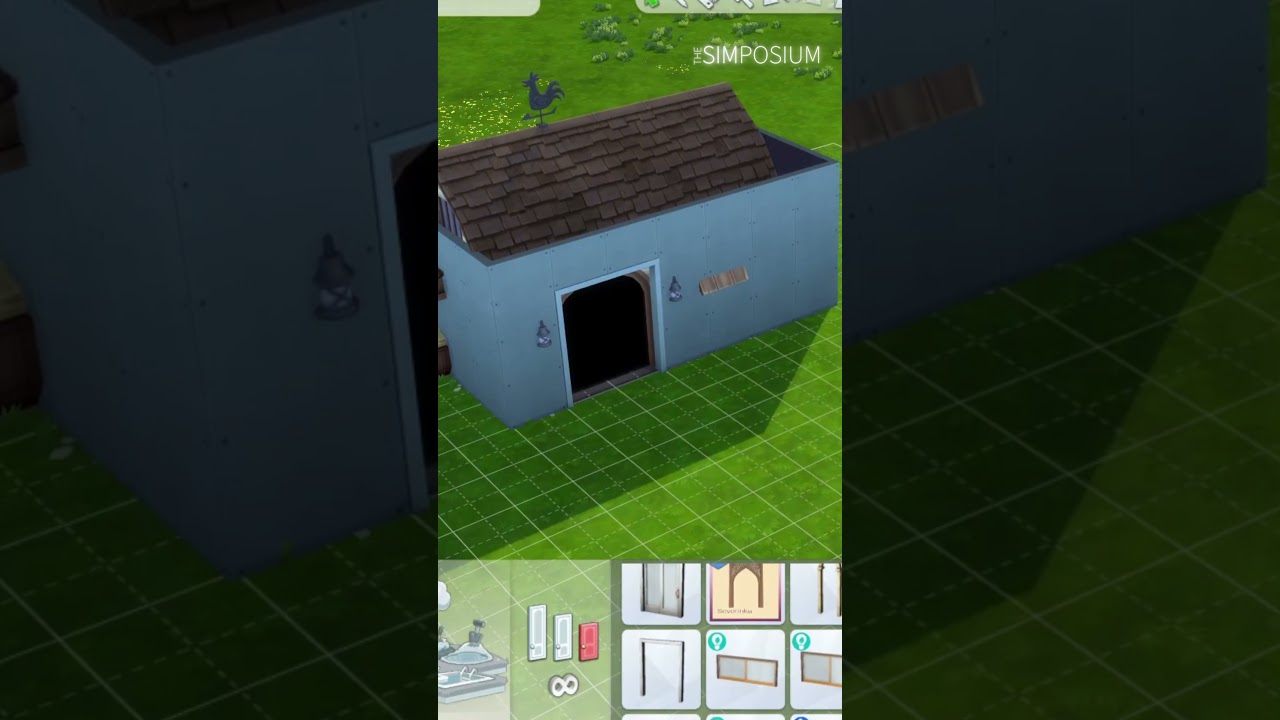 Animal Shed Hack. The Sims Cottage Living #shorts #short