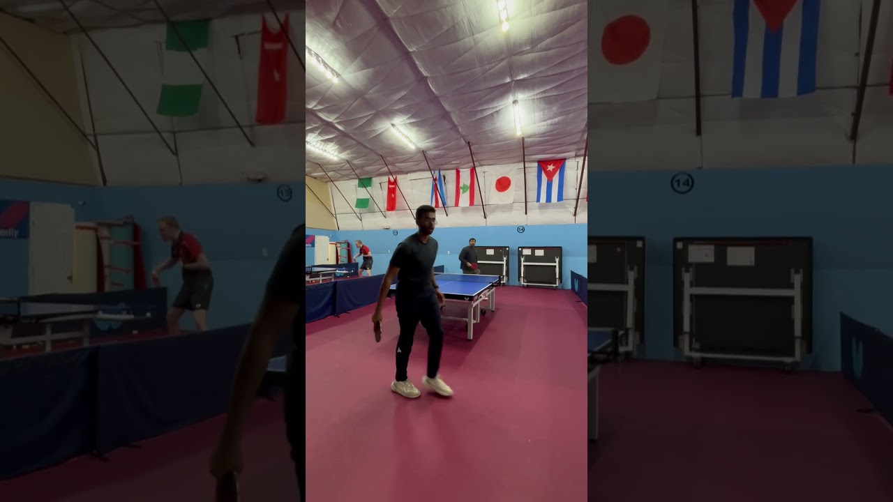 #cardio #fitness #fun #focus #backhandsmash #funcardio #funny #tabletennis #pingpong