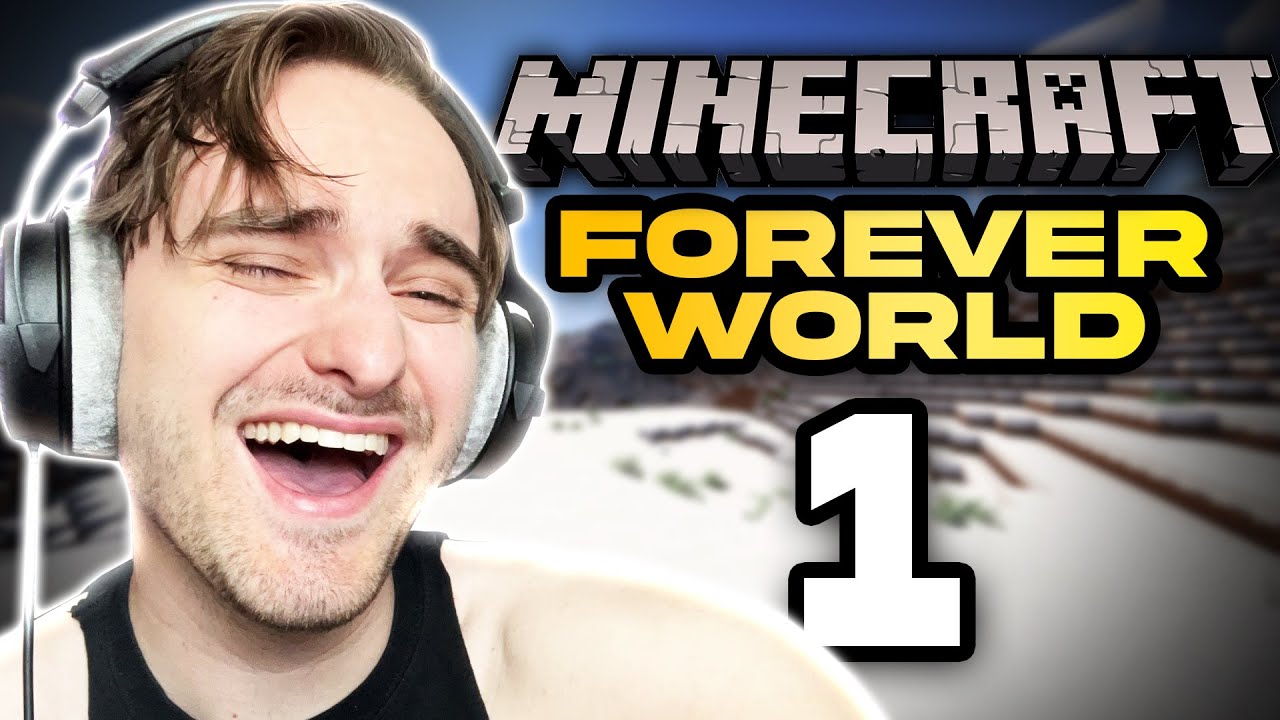 Посреди снега ❄️ | Minecraft Forever World, эпизод 1
