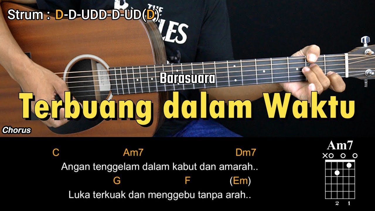 Terbuang dalam Waktu - Barasuara | Tutorial Chord Gitar Mudah dan Lirik