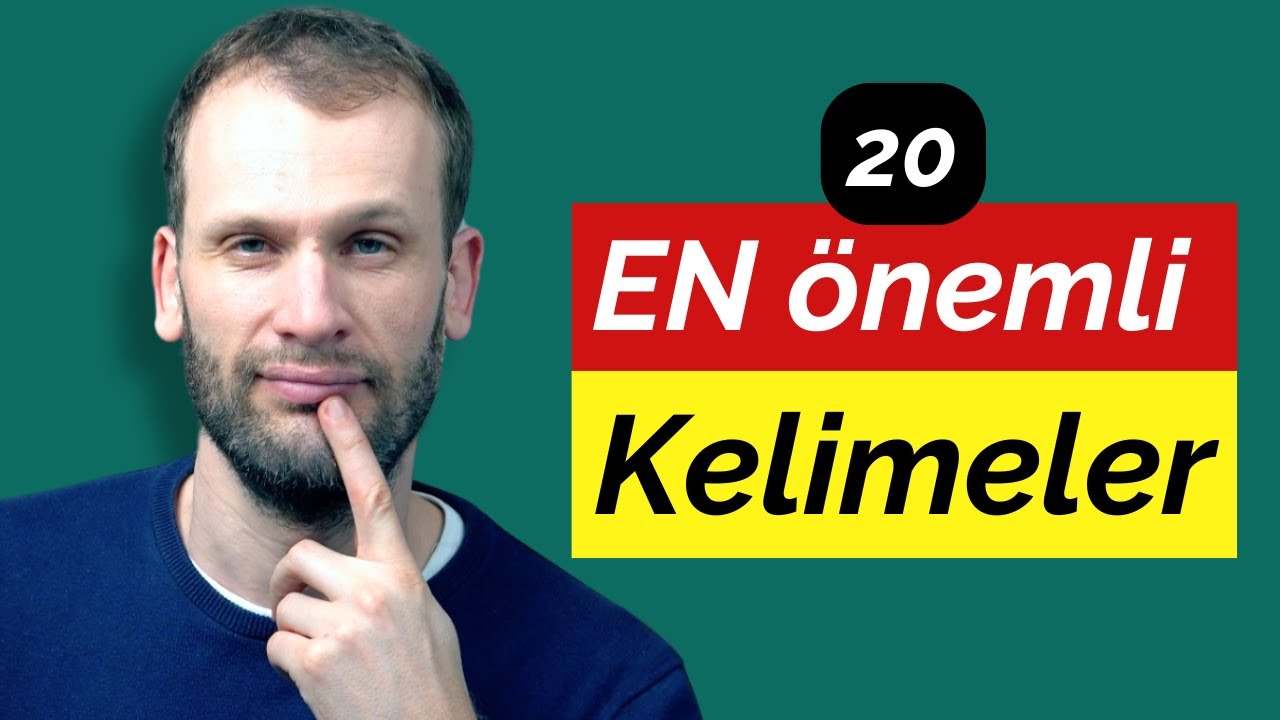 Bilmeniz Gereken En Önemli 20 Almanca Kelime (A1-A2)