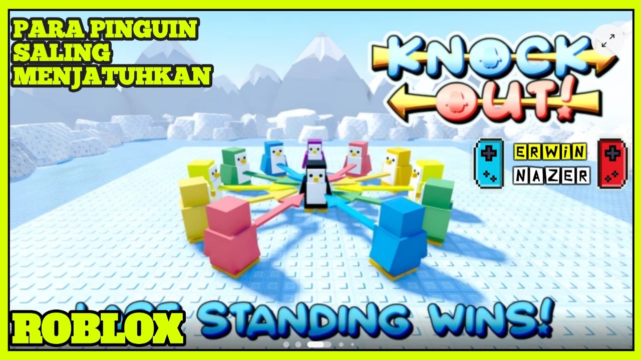 NYOBAIN ROBLOX VIRAL PINGUIN LUCU | ROBLOX KNOCK OUT