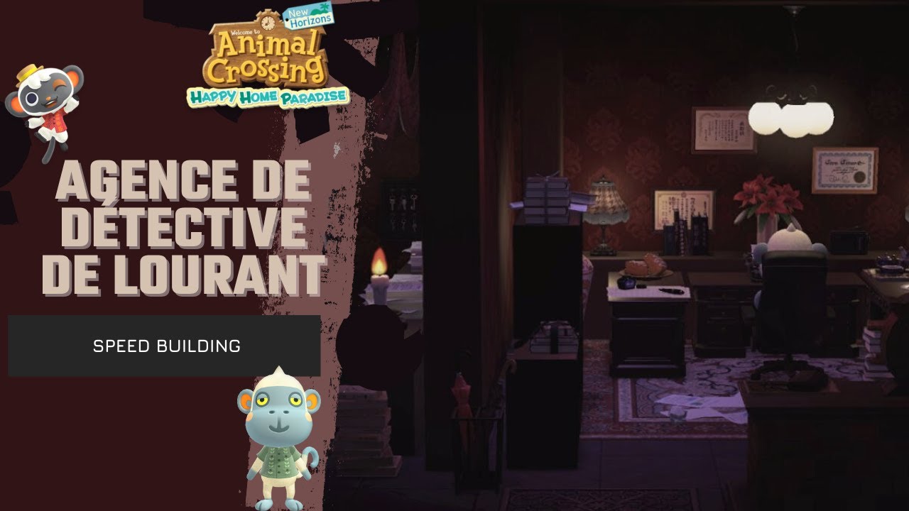 Agence de Détective de Lourant | Happy Home Paradise | ACNH Speed Building