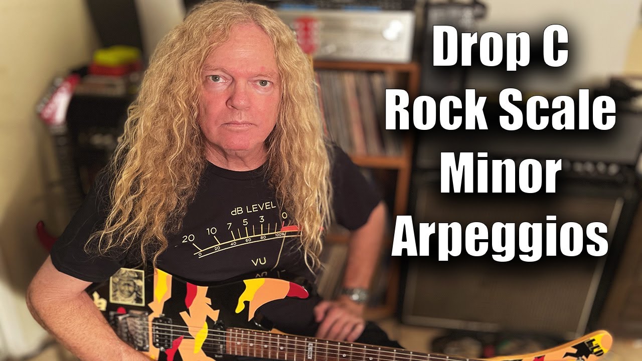Learn Drop C Rock Scale Minor Arpeggios Guitar Lessons