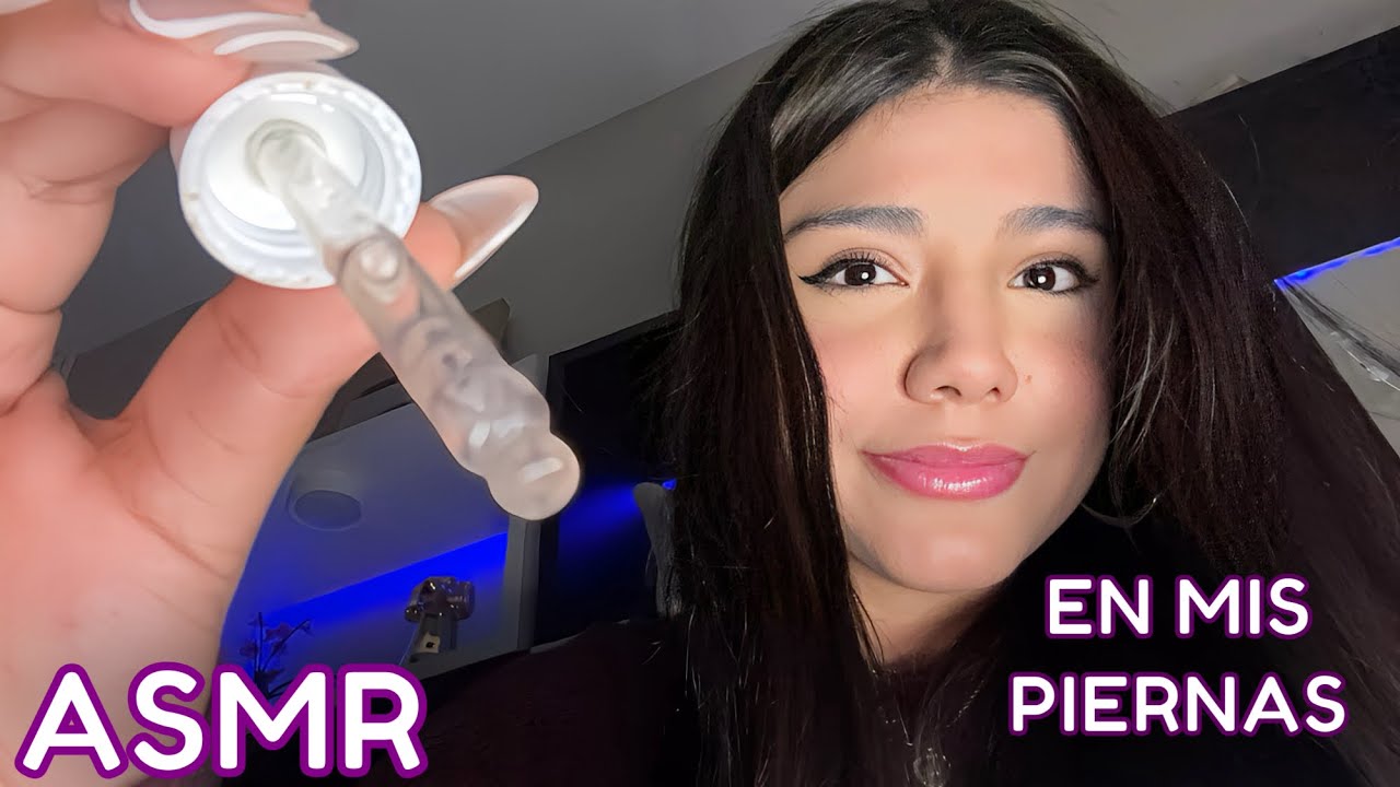 ASMR EN MIS PIERNAS ❤️/ ACARICIO tu CARITA / ATENCIÓN PERSONAL EN MI REGAZO
