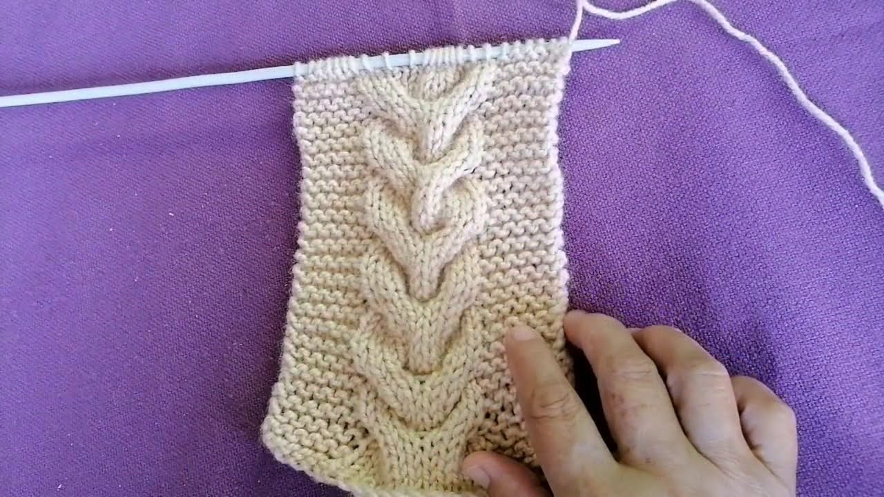 TRENZA CANDELABRO A DOS AGUJAS PASO A PASO