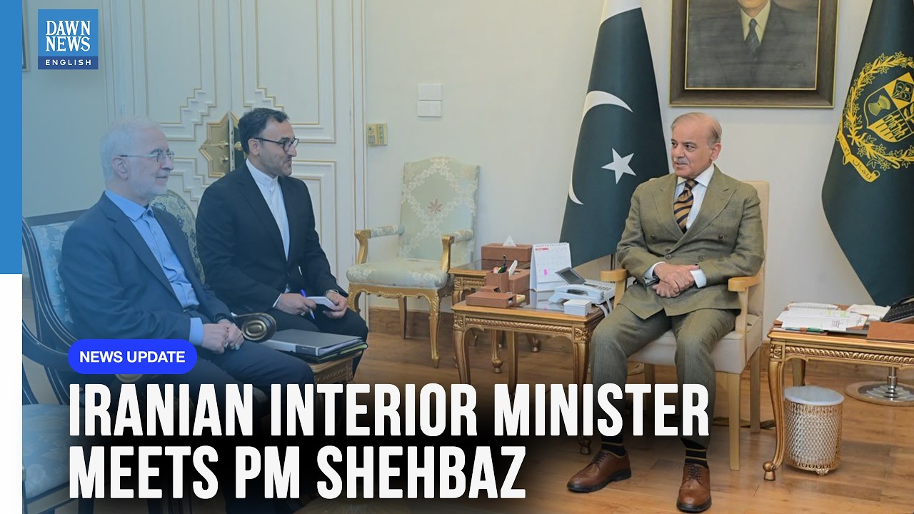 Iranian Interior Minister Meets Pakistan PM Shehbaz in Islamabad | Dawn News English
