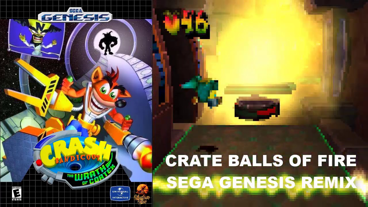 Crash Bandicoot: The Wrath of Cortex - Crate Balls of Fire (Sega Genesis Remix)