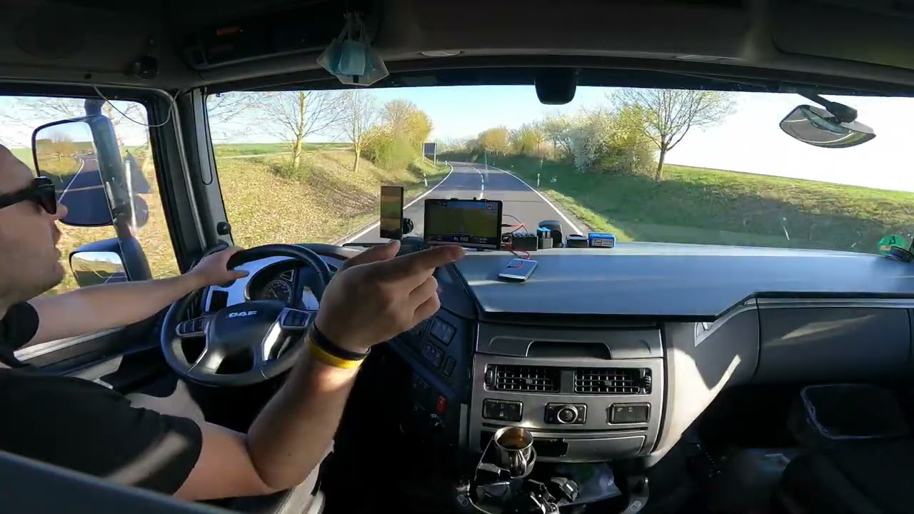 Hemmingen --Bruchsal--CV truck driving
