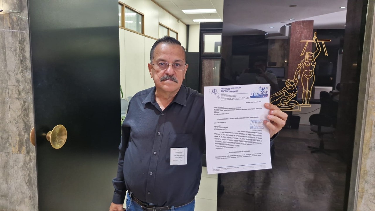 ANEP presenta nueva querella contra el presidente Chaves por delitos contra el honor