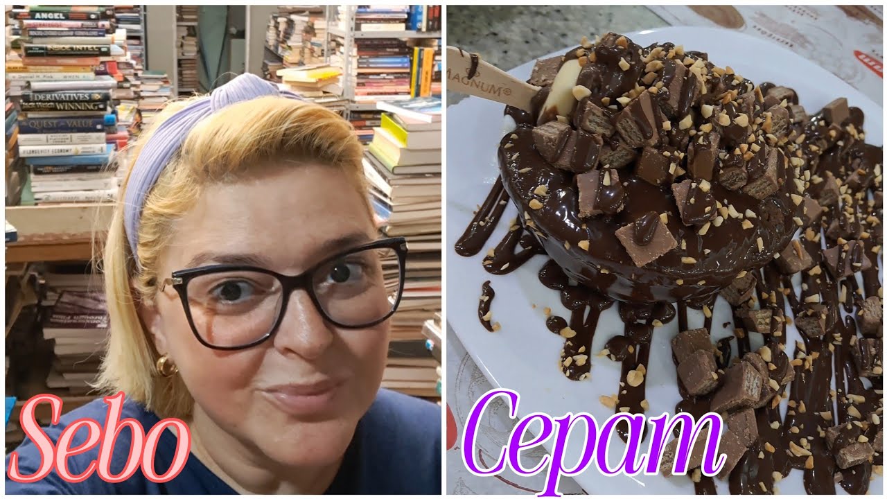 VLOG - CONHECENDO UM SEBO POR INDICAÇÃO | PADARIA CEPAM #sebo #padariacepam 