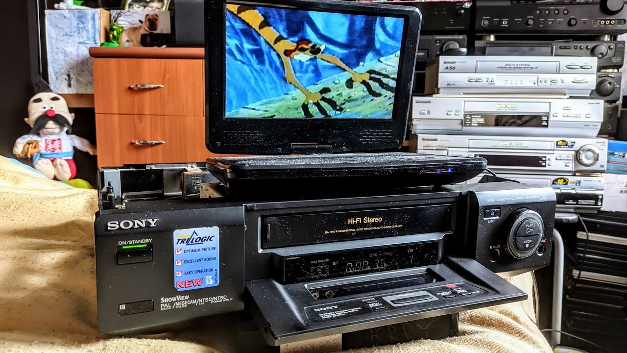 Hi-Fi stereo VCR Sony SLV-E810 После профилактики и чистки
