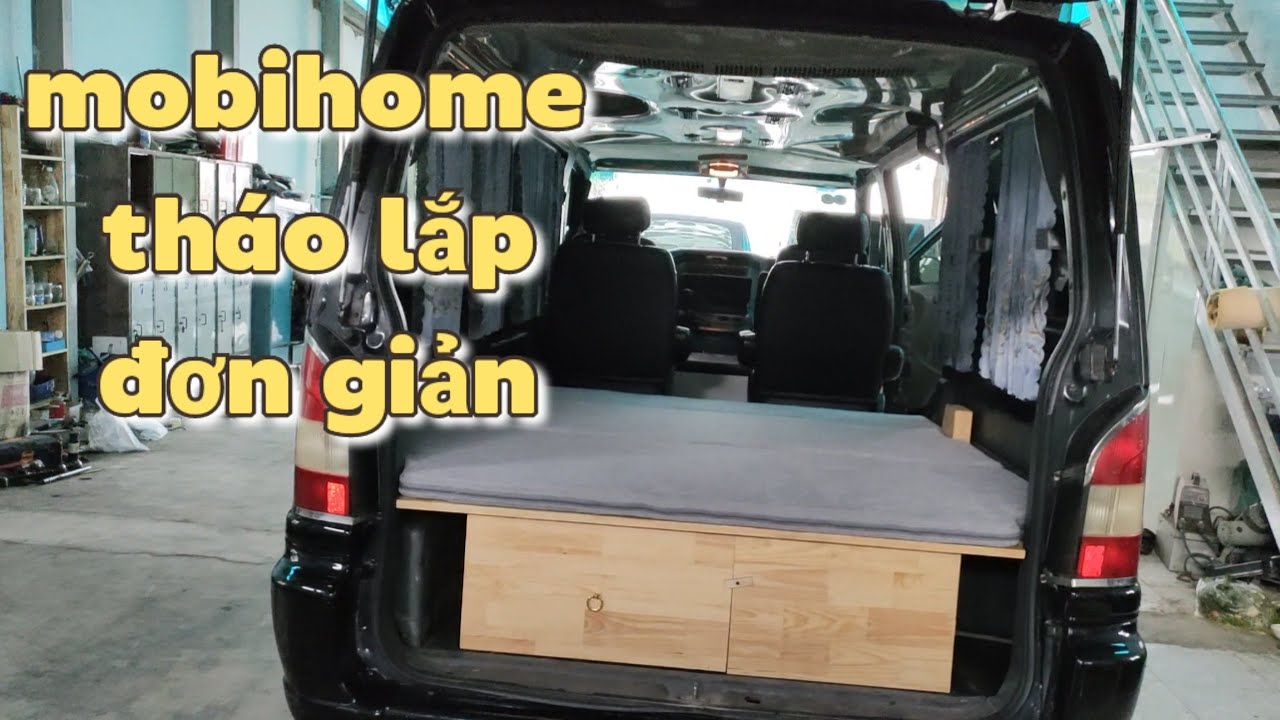 Độ mobihome tháo lắp đơn giản. Không lo đăng kiểm không được | Ô-tô Thanh Xuân