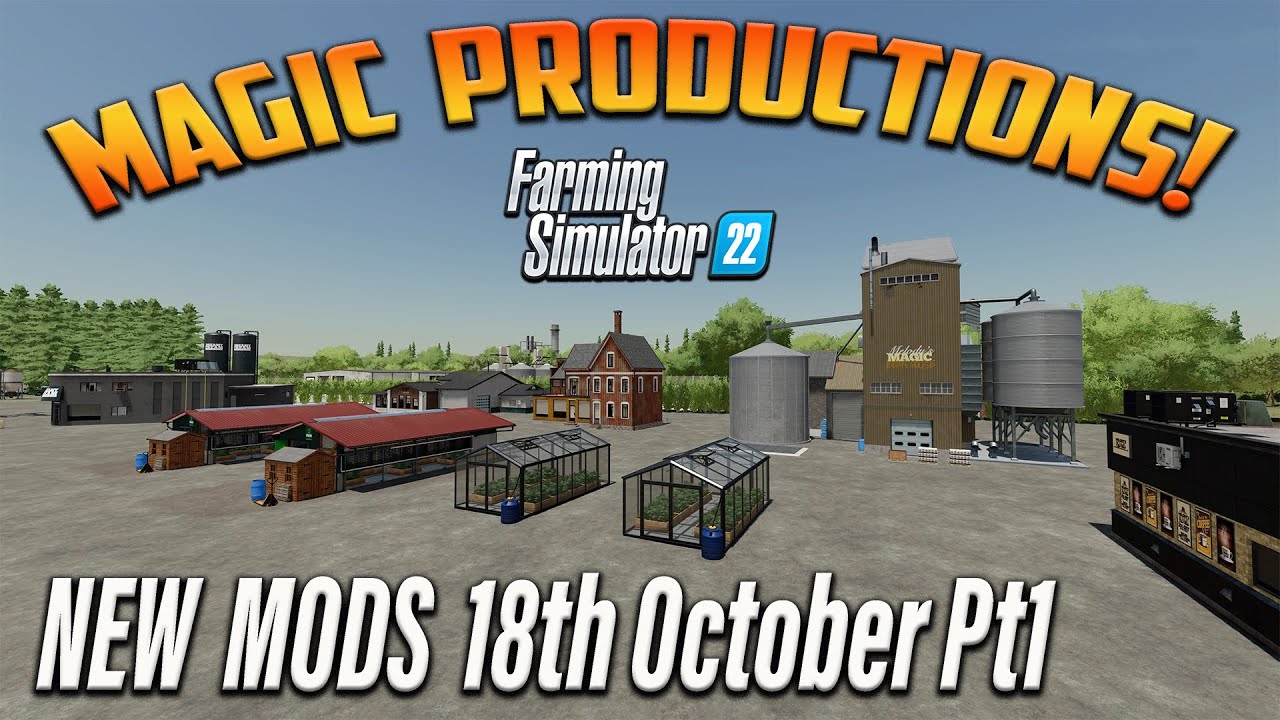 (PT1) MAGIC PRODUCTIONS & MUCH MORE | FS22 | 33+ NEW MODS! (Review) PS5 | 18th Oct 2023.
