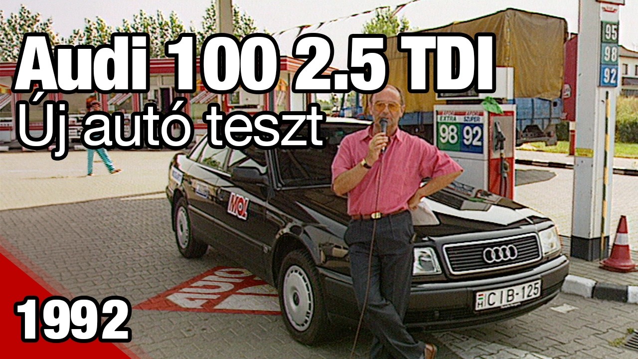 Audi 100 2.5 TDI új autó teszt 1992 | Autó2