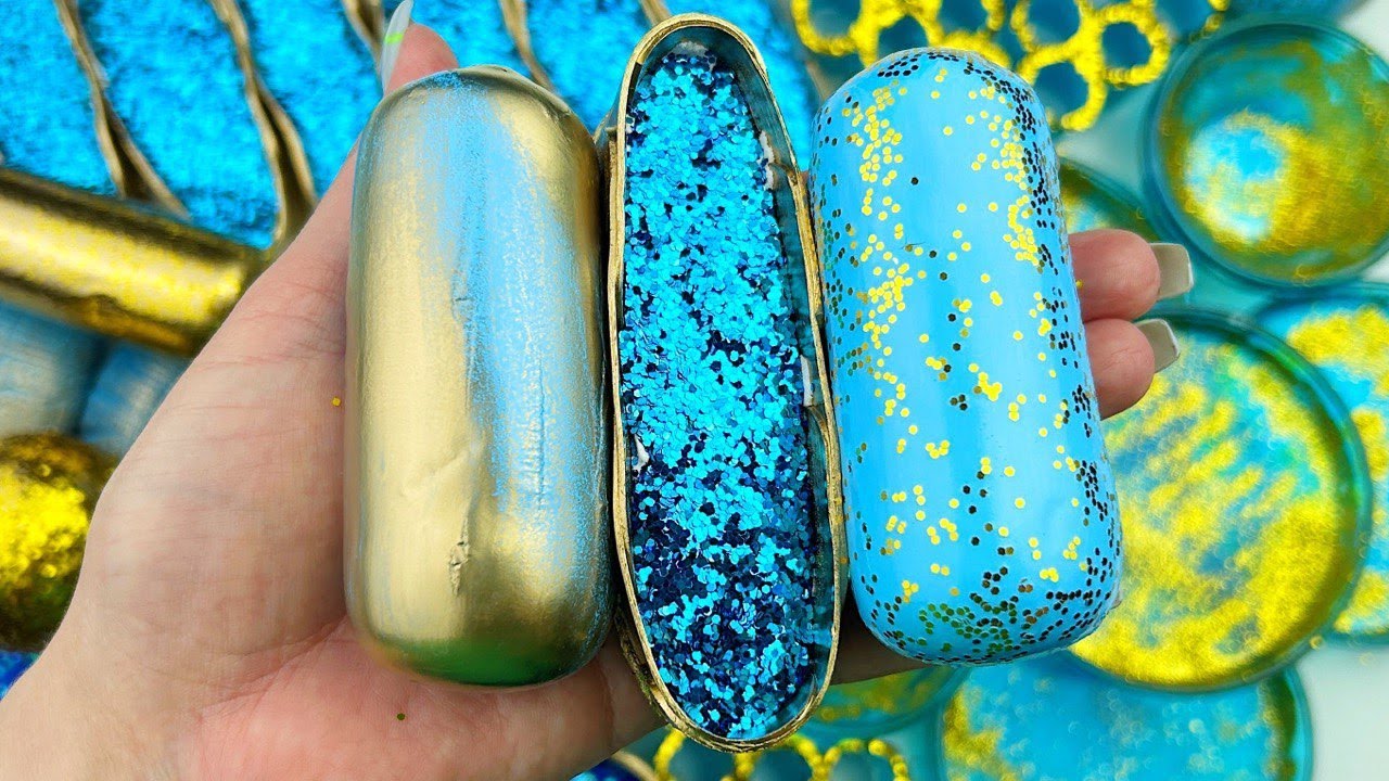 Calming ASMR for Anxiety Relief: Gentle Soap Breaking, Glitter&Foam Crushing, and Relaxing Sounds