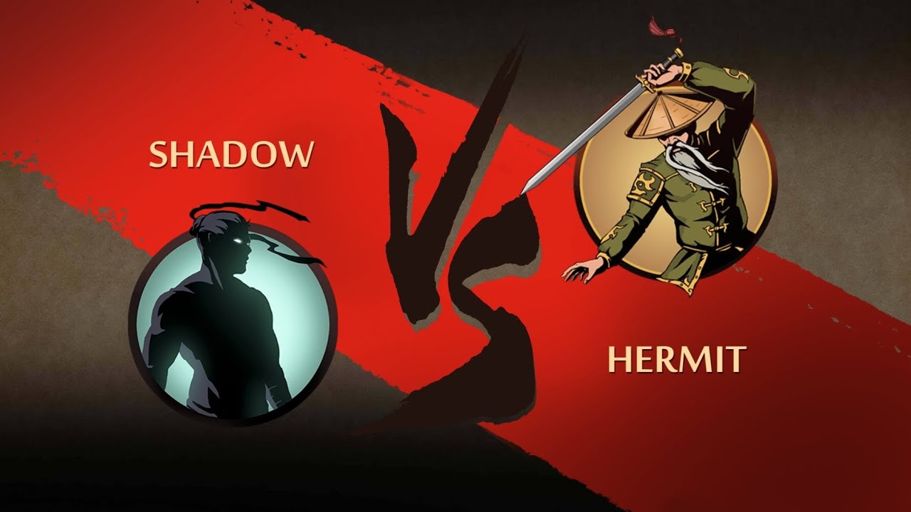 Shadow vs Hermit | Finishing Act II | Shadow Fight 2 | 